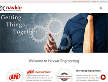 Tablet Screenshot of navkarengineering.com